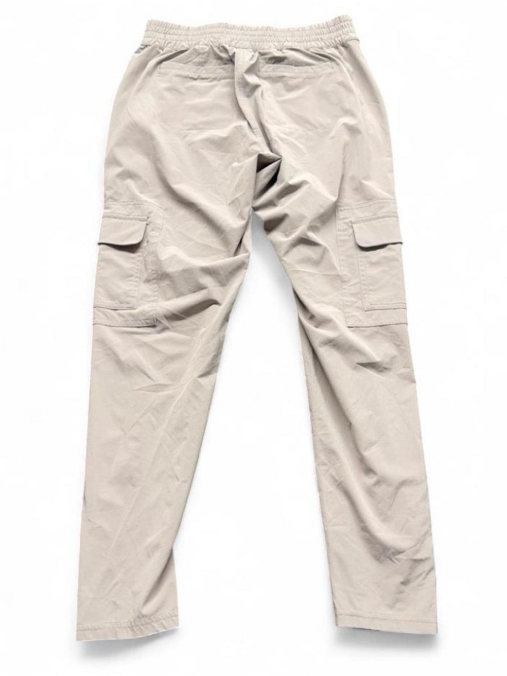 Athleta Women's Straight Leg Cargo Pants in Light Beige - Picture 3 of 3